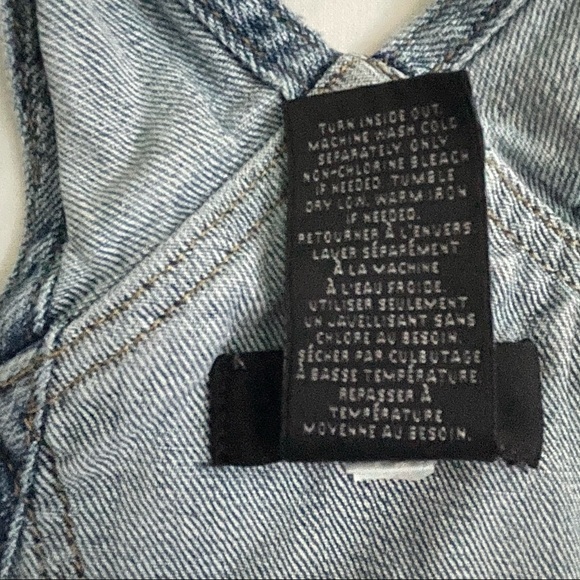 Mossimo/Target Distressed Overalls - Light Wash - Picture 6 of 7
